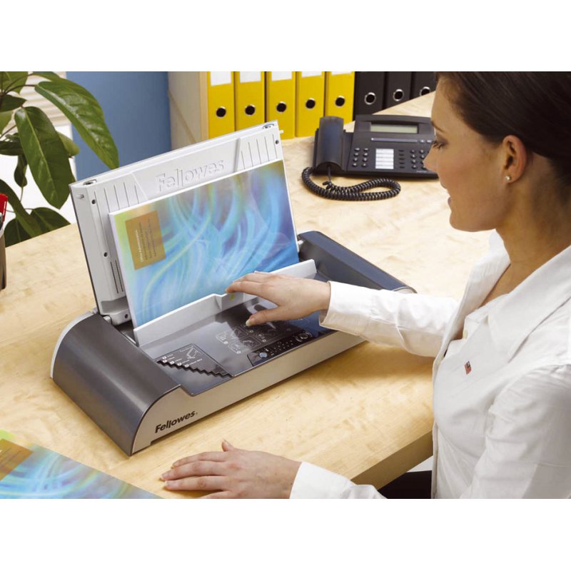 Fellowes thermal binding machine Helios 30, A4, 300 sheet capacity, anthracite/silver